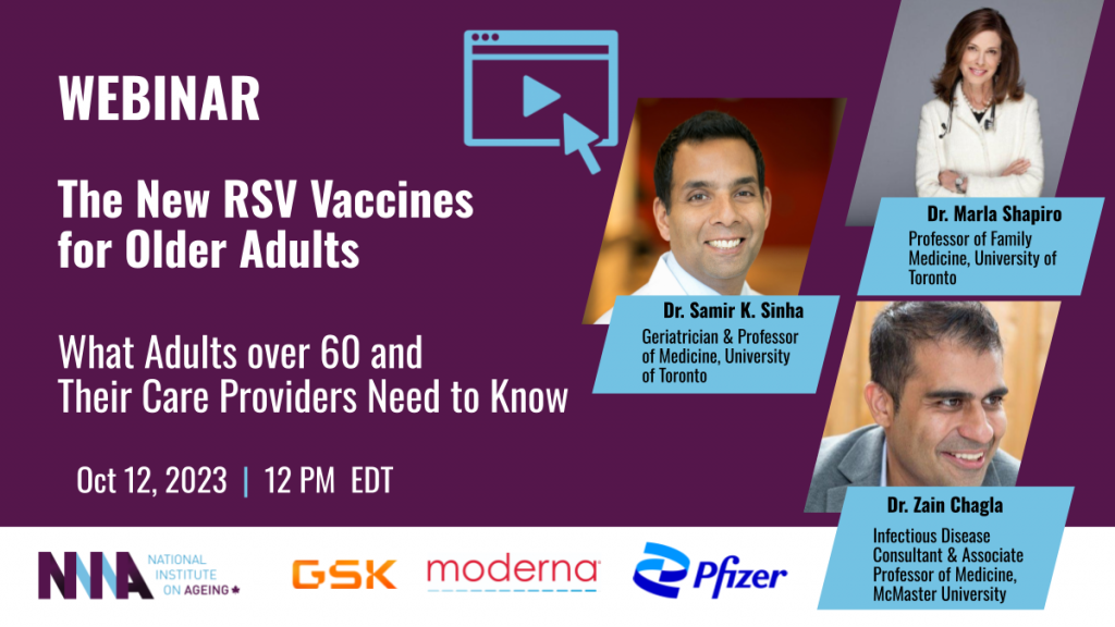 The New RSV Vaccines for Older Adults webinar cover