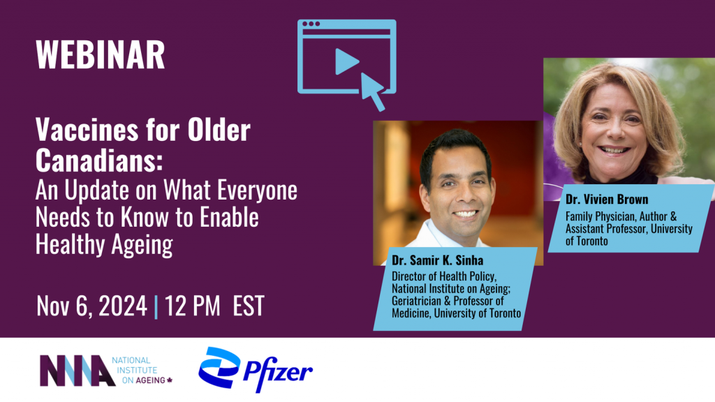 Vaccines for Older Canadians webinar image