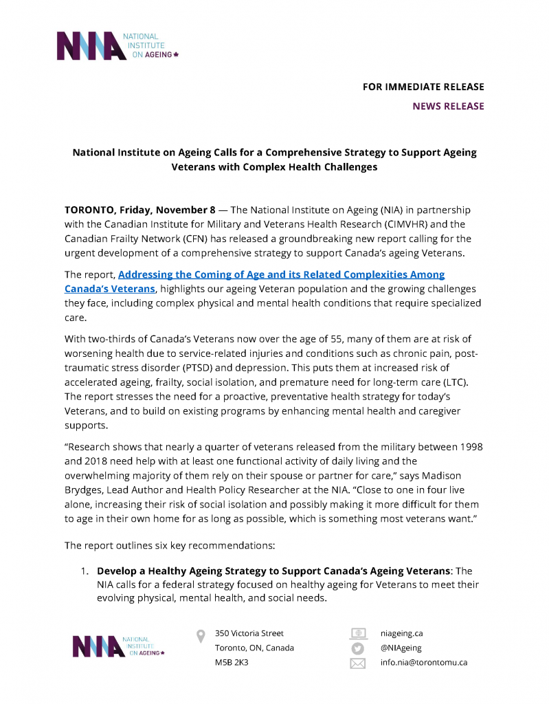 November 8, 2024 - Press Release Cover