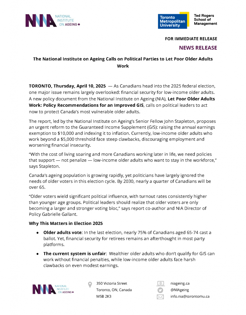 April 10, 2025 Press Release Cover