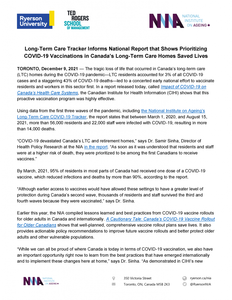 December 9, 2021 — Announcement Cover