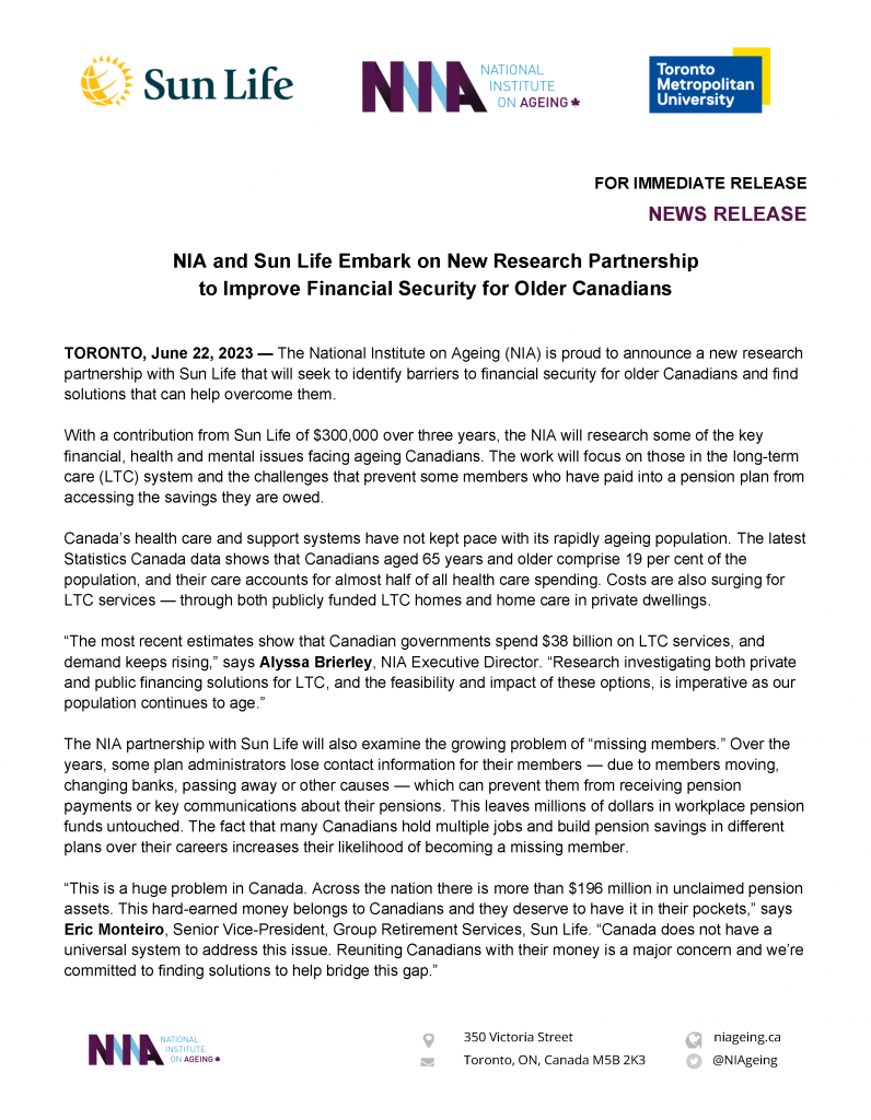 June 22, 2023 — Media Release Cover