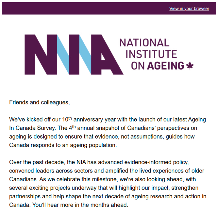 Top of the January 2026 newsletter