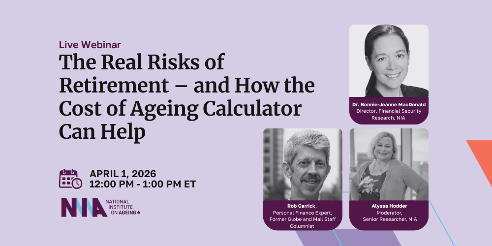 Graphic for the NIA's Cost of Ageing Calculator webinar