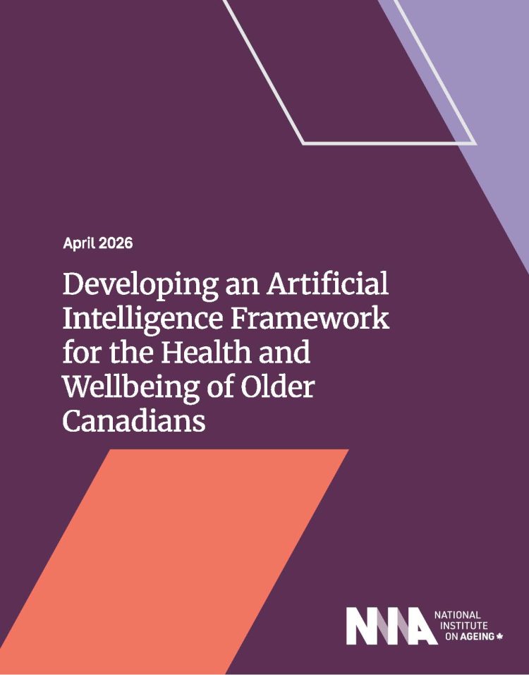 Cover of Developing an Artificial Intelligence Framework for the Health and Wellbeing of Older Canadians policy implementation brief