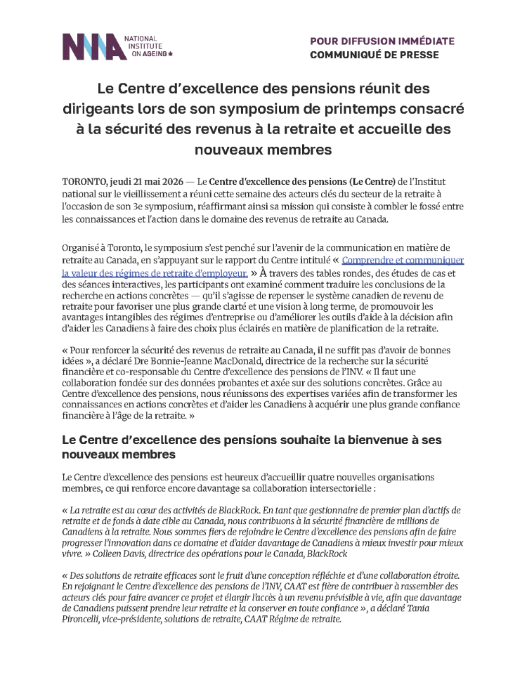 Couverture du symposium de printemps 2026 du PCE