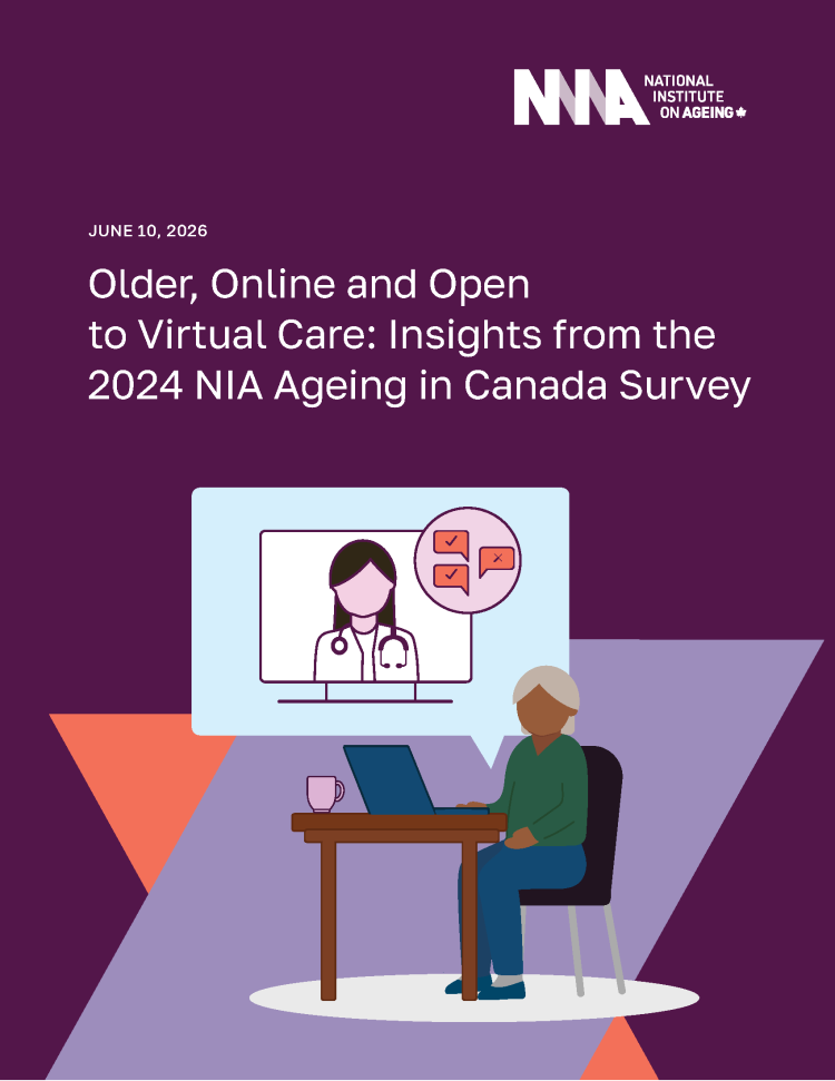 Report cover for the NIA's virtual care report